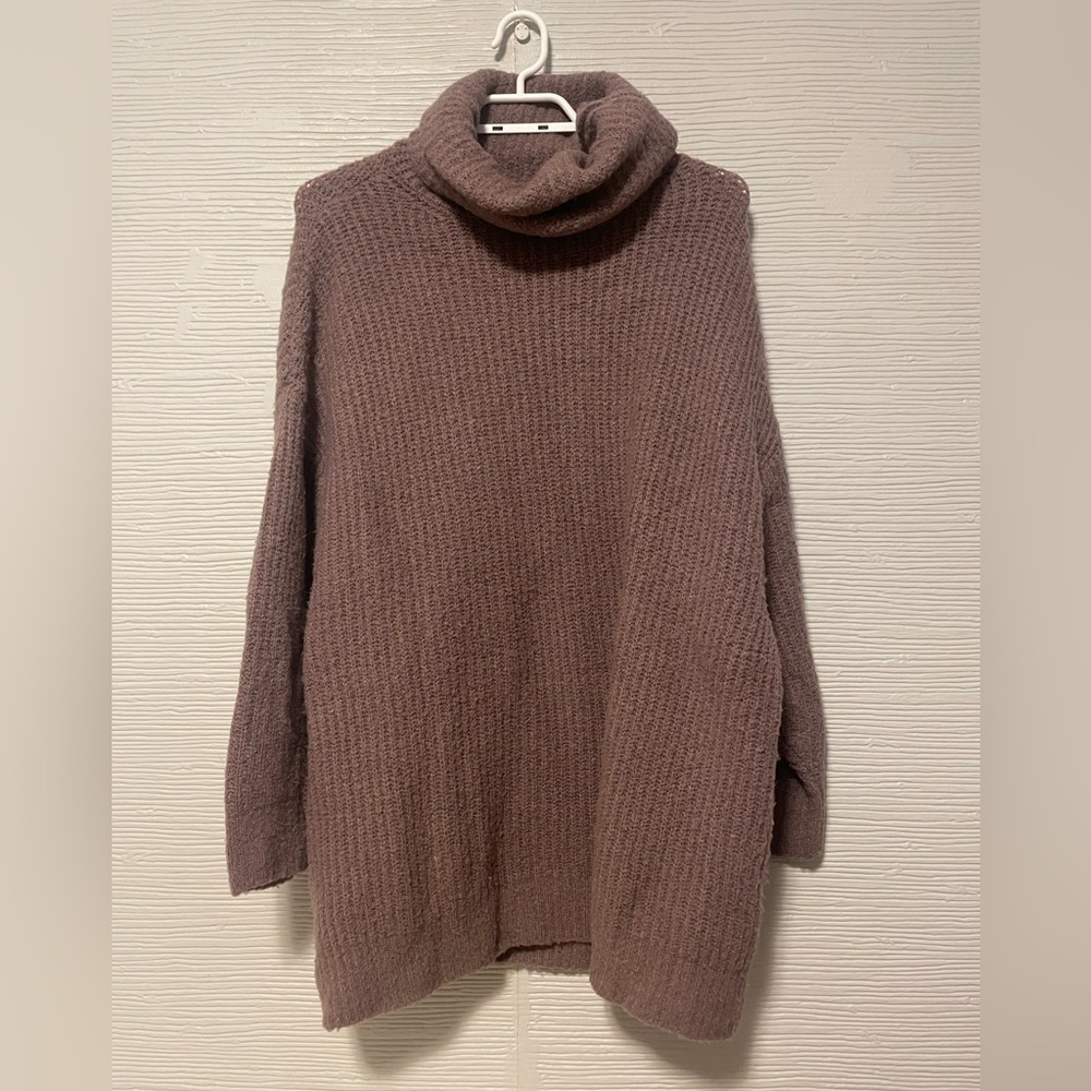 Cozy purple Turtleneck Sweater